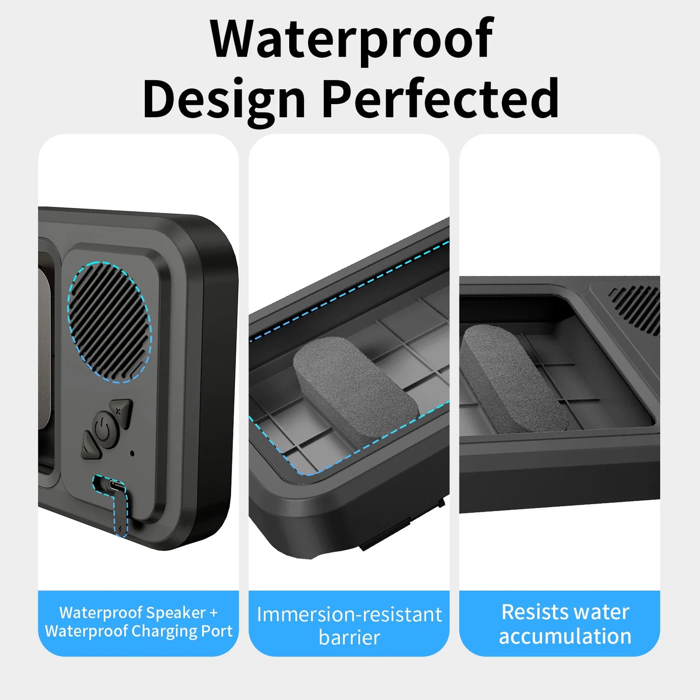 Eary Shower Phone Holder Waterproof 360°Rotation Shower Phone Case  Cover Mount Stand for Bathroom Wall Mirror Kitchen