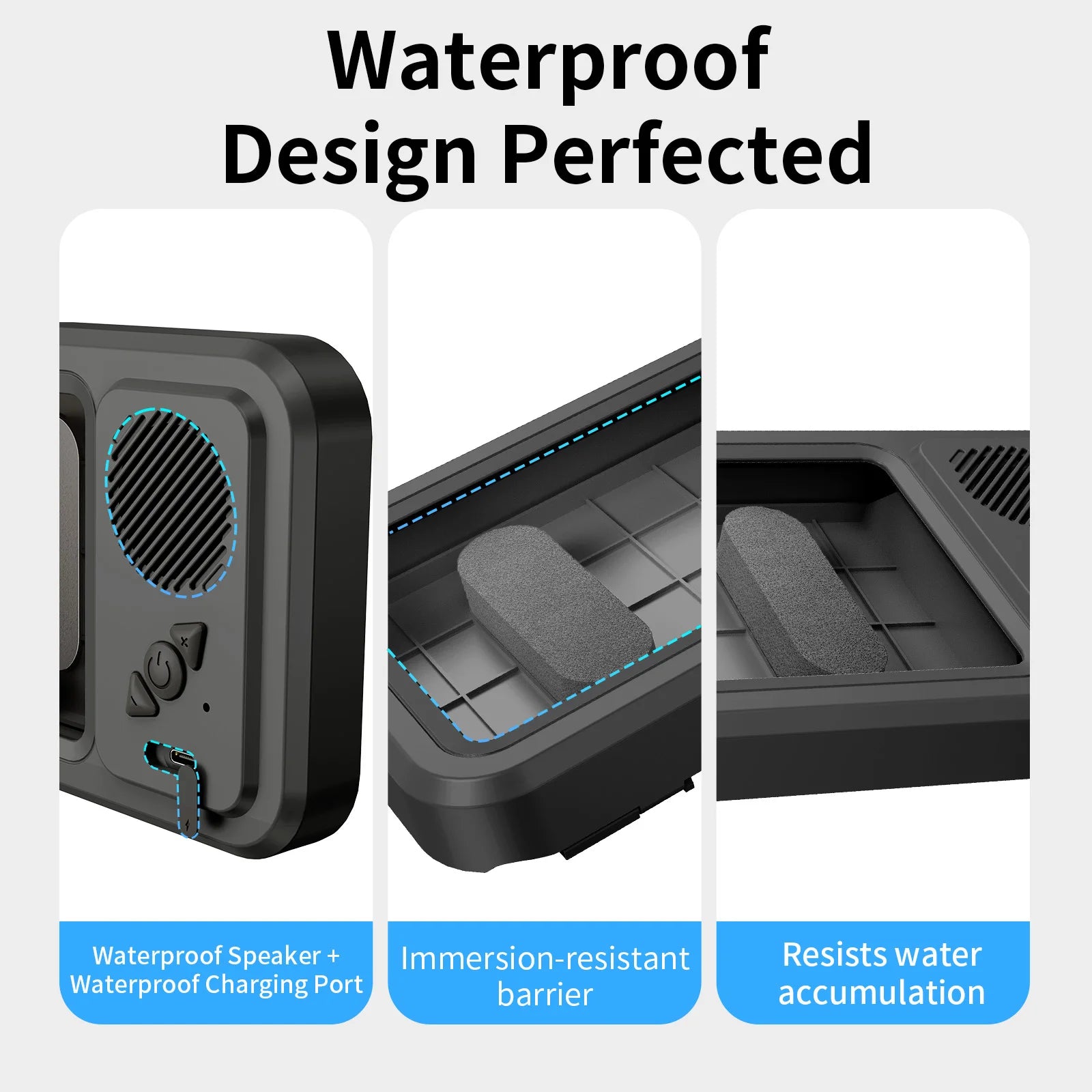 Eary Shower Phone Holder Waterproof 360°Rotation Shower Phone Case  Cover Mount Stand for Bathroom Wall Mirror Kitchen