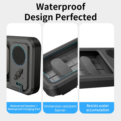 Eary Shower Phone Holder Waterproof 360°Rotation Shower Phone Case  Cover Mount Stand for Bathroom Wall Mirror Kitchen